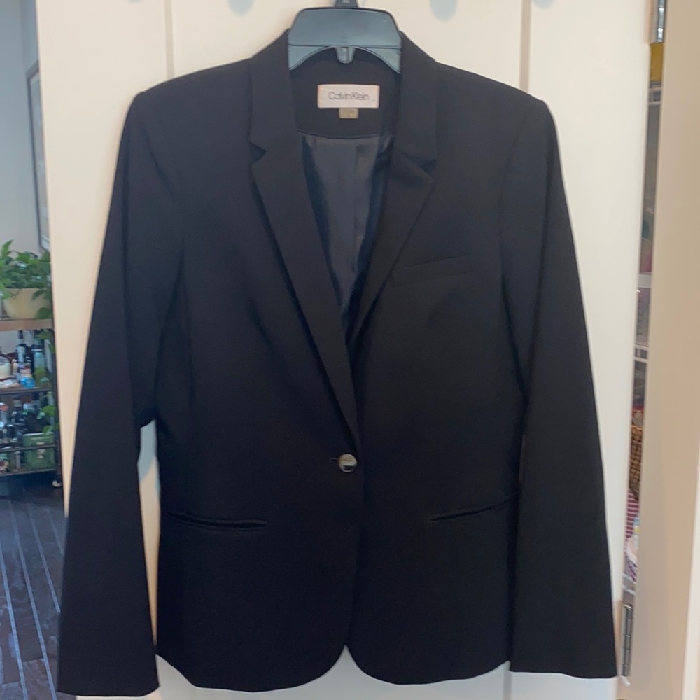 Calvin Klein blazer size 10 navy